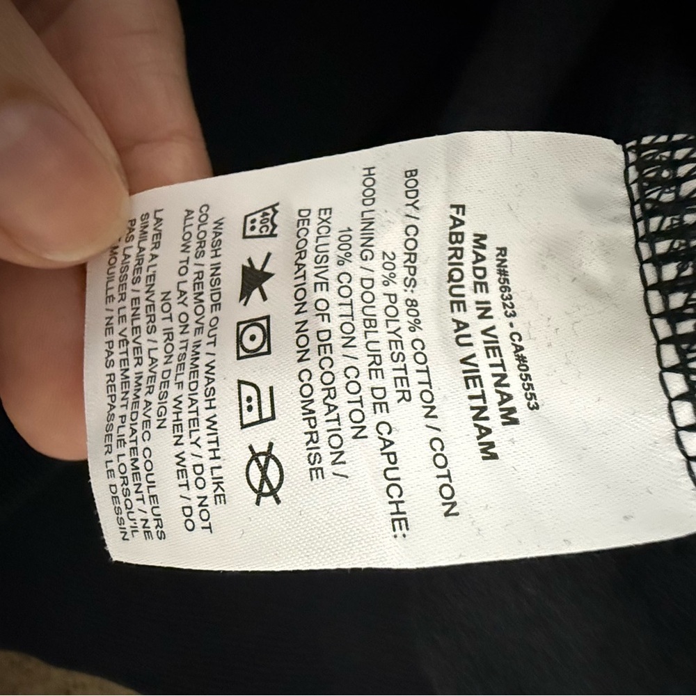 New Nike Kids Black and White Logo Hoodie - Picture 4 of 7